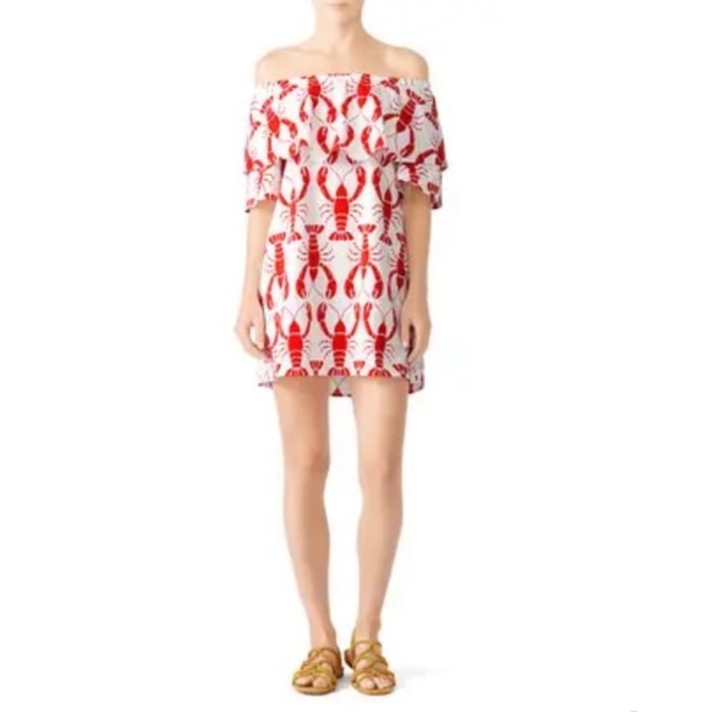 Show Me Your Mumu Dresses | Dee Dee Lobster Dress | Size Small | Red/White